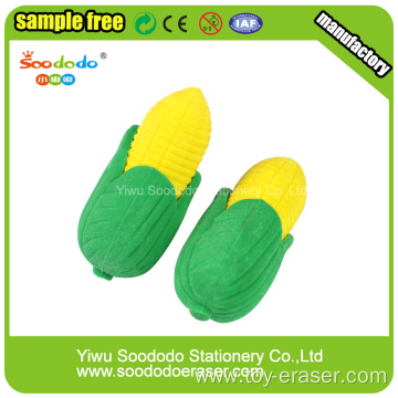 Promotion Corn children stationery Eraser custom